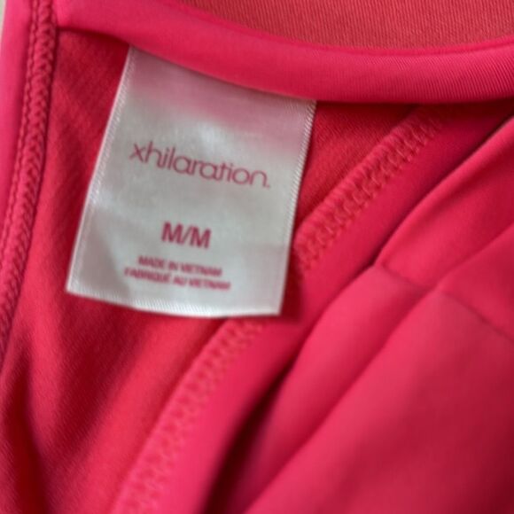 Xhilaration Push-up Wrap Tie Bikini Top in Salmon color. Size M - Picture 6 of 6